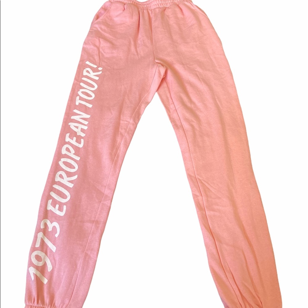 The Rolling Stones Pink Jogger Sweatpants , XS